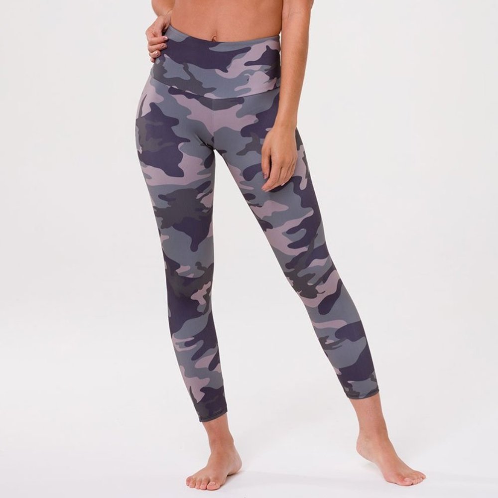 Onzie Combat Camo High Rise Midi Legging